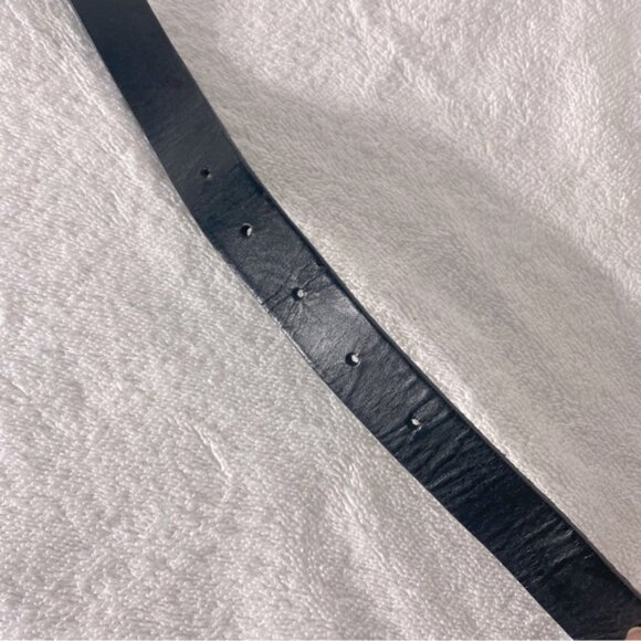 H&M Divided Black Leather Belt - Picture 6 of 12